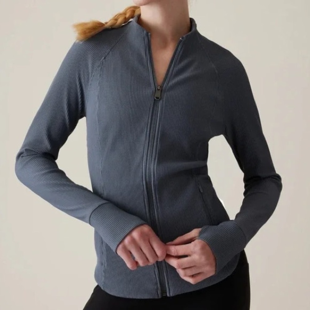 Salutation ribbed jacket